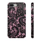 Pink Lace Pattern Tough Phone Case
