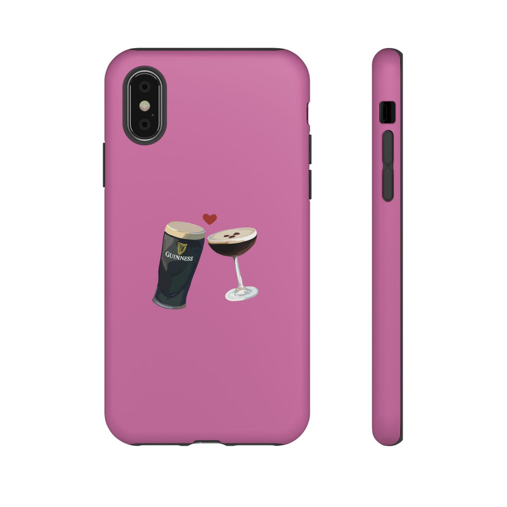 Pint & Wine Glass (Pink) Tough Case