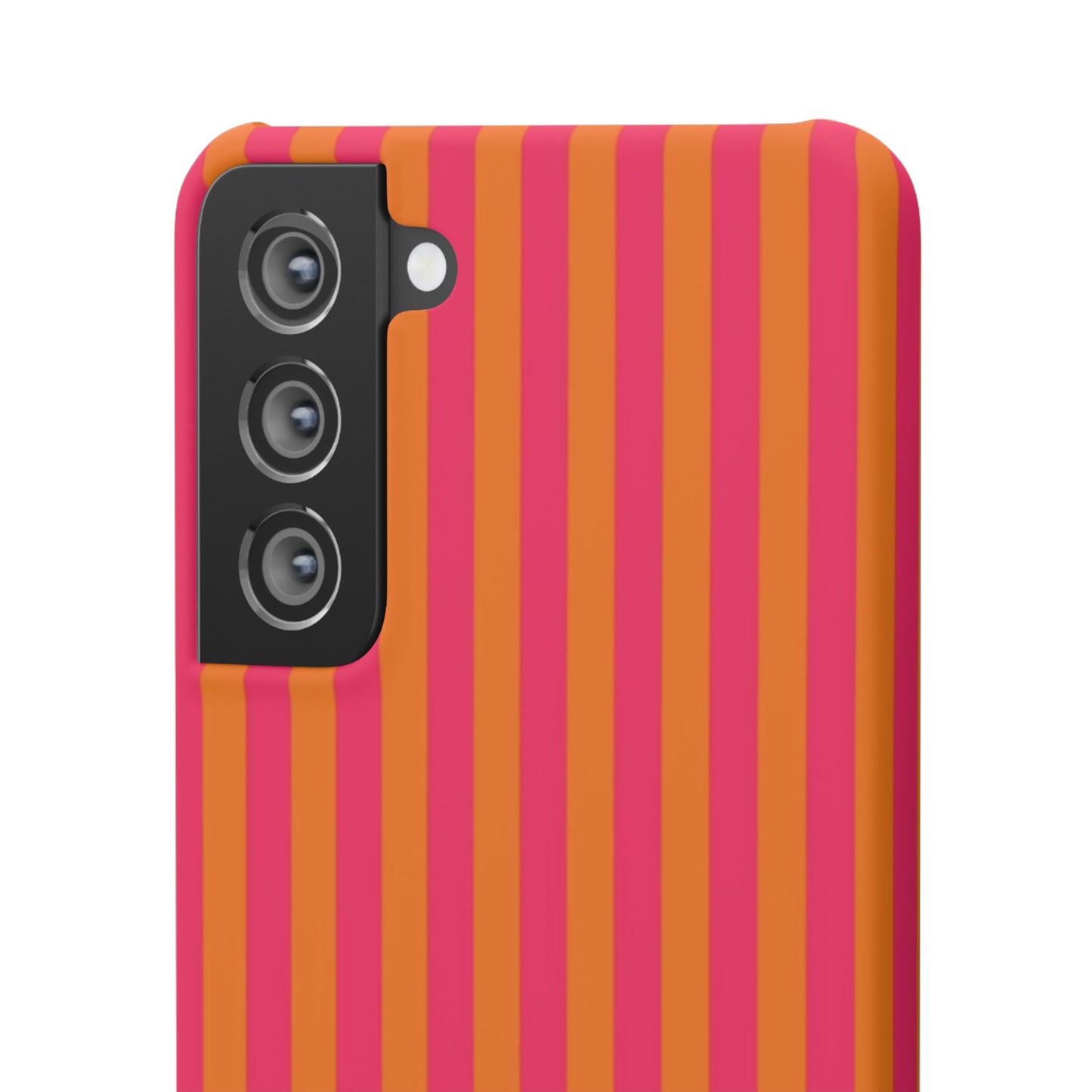 Striped Orange & Pink Case