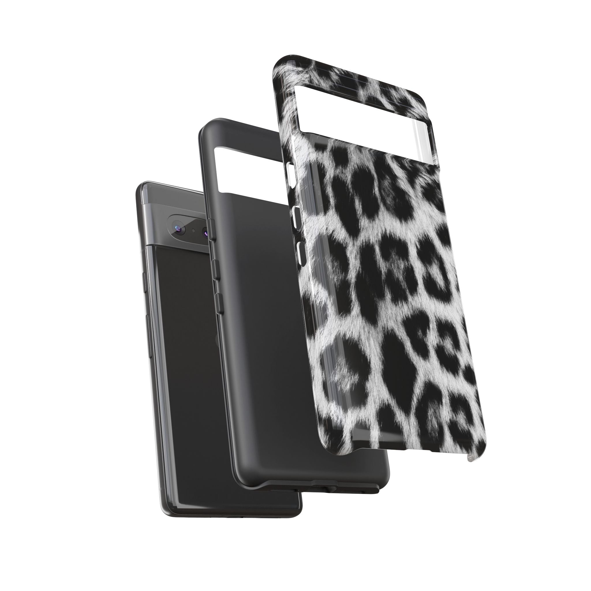 B&W Leopard Phone Case