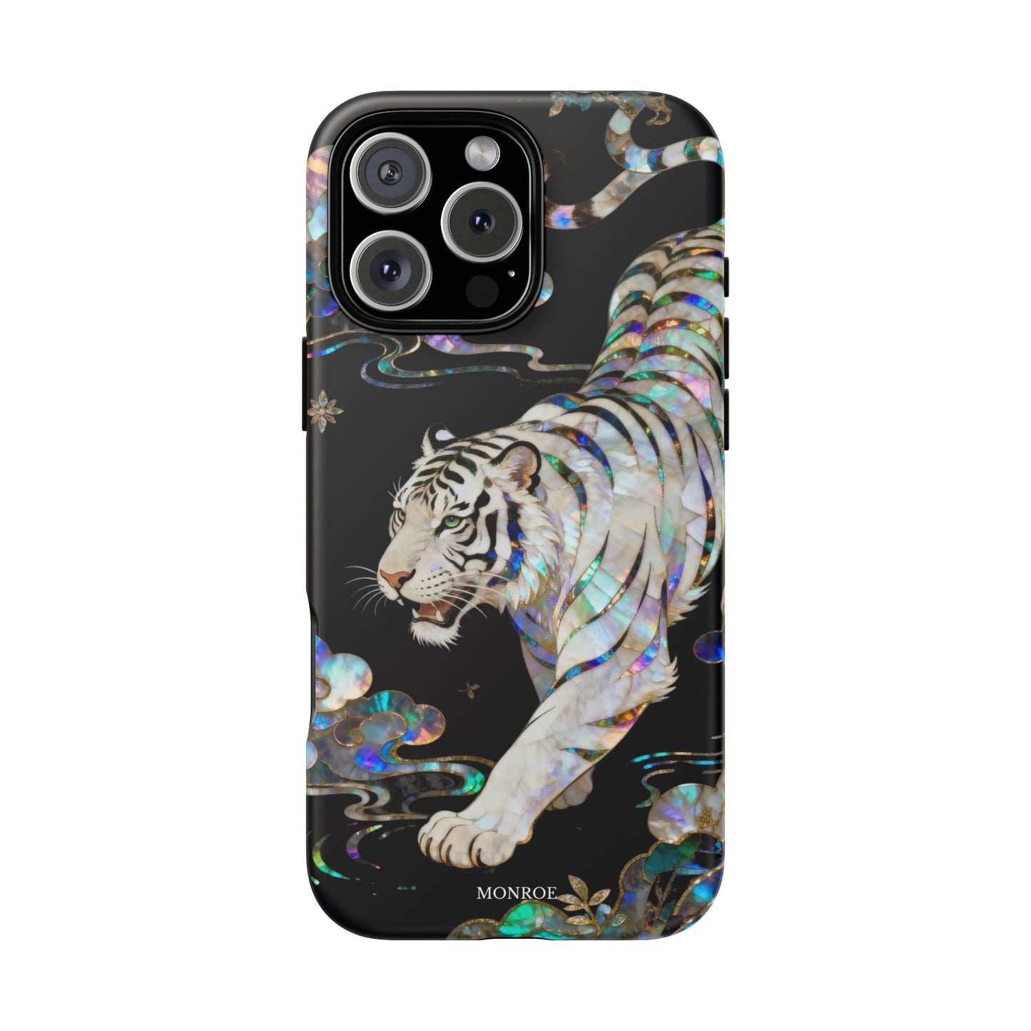 Iridescent White Tiger Tough Case