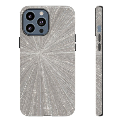 Sparkling Silver Burst Tough Case
