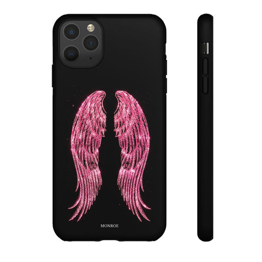 Pink Glitter Angel Tough Case