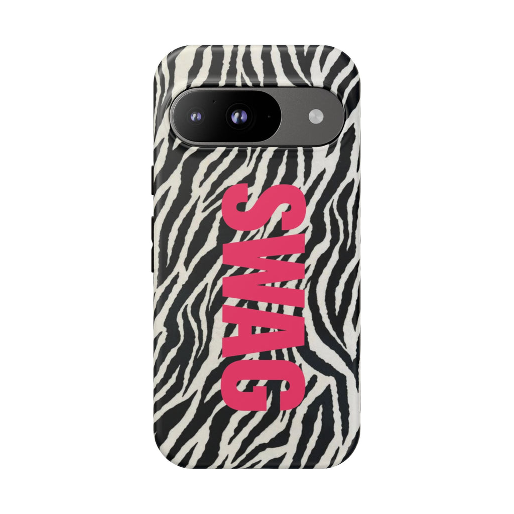 'SWAG' Zebra Print Tough Case