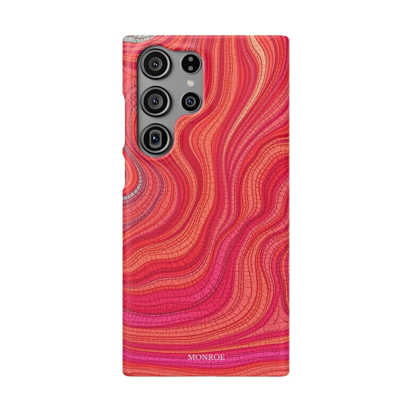 Retro Wavy Red Case
