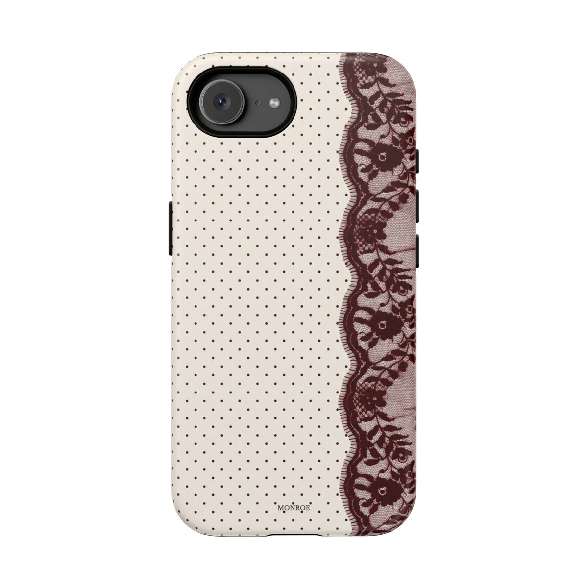Burgundy Lace Edge Tough Case