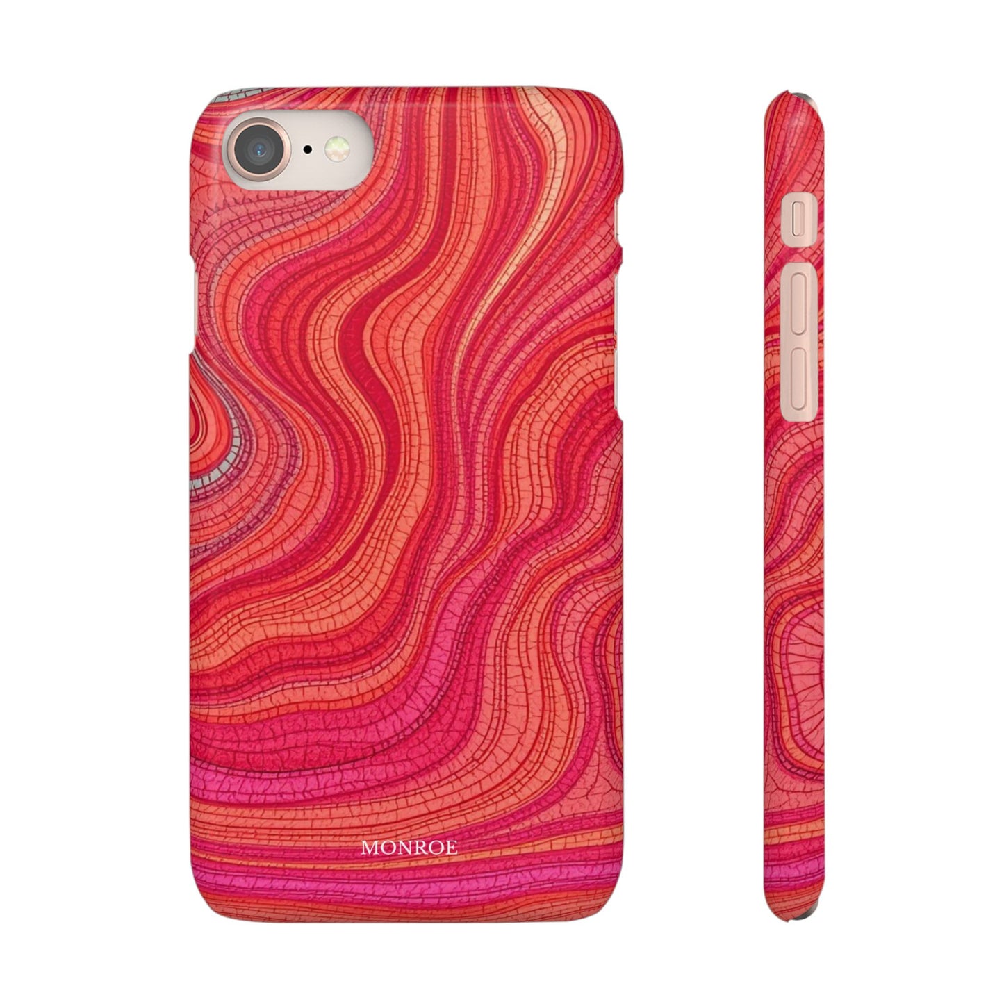 Retro Wavy Red Case