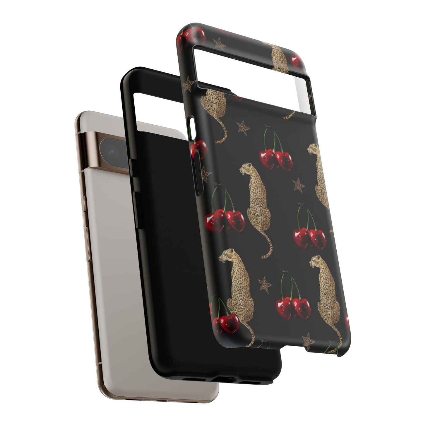Leopard & Cherry Tough Case