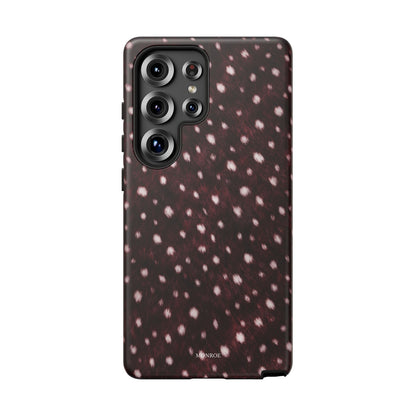 Burgundy Spotted Fur Tough Case