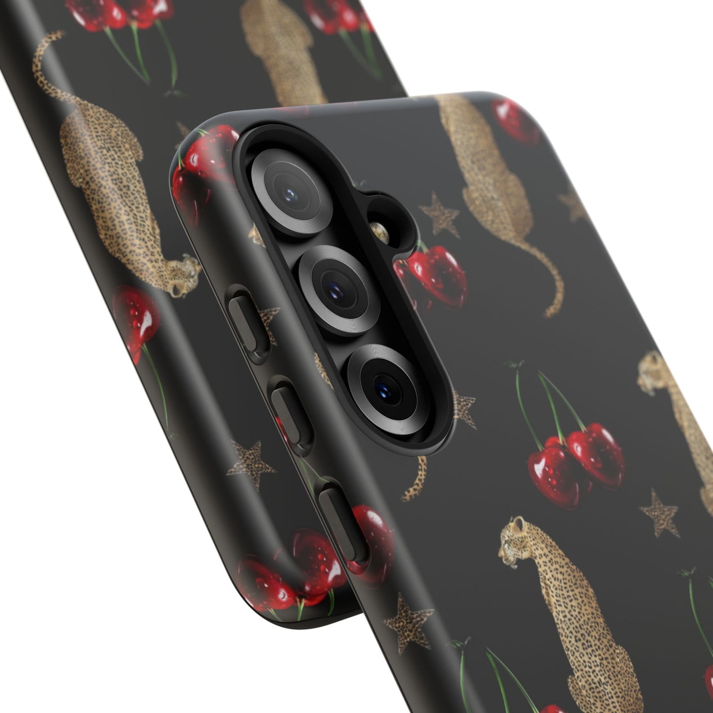 Leopard & Cherry Tough Case