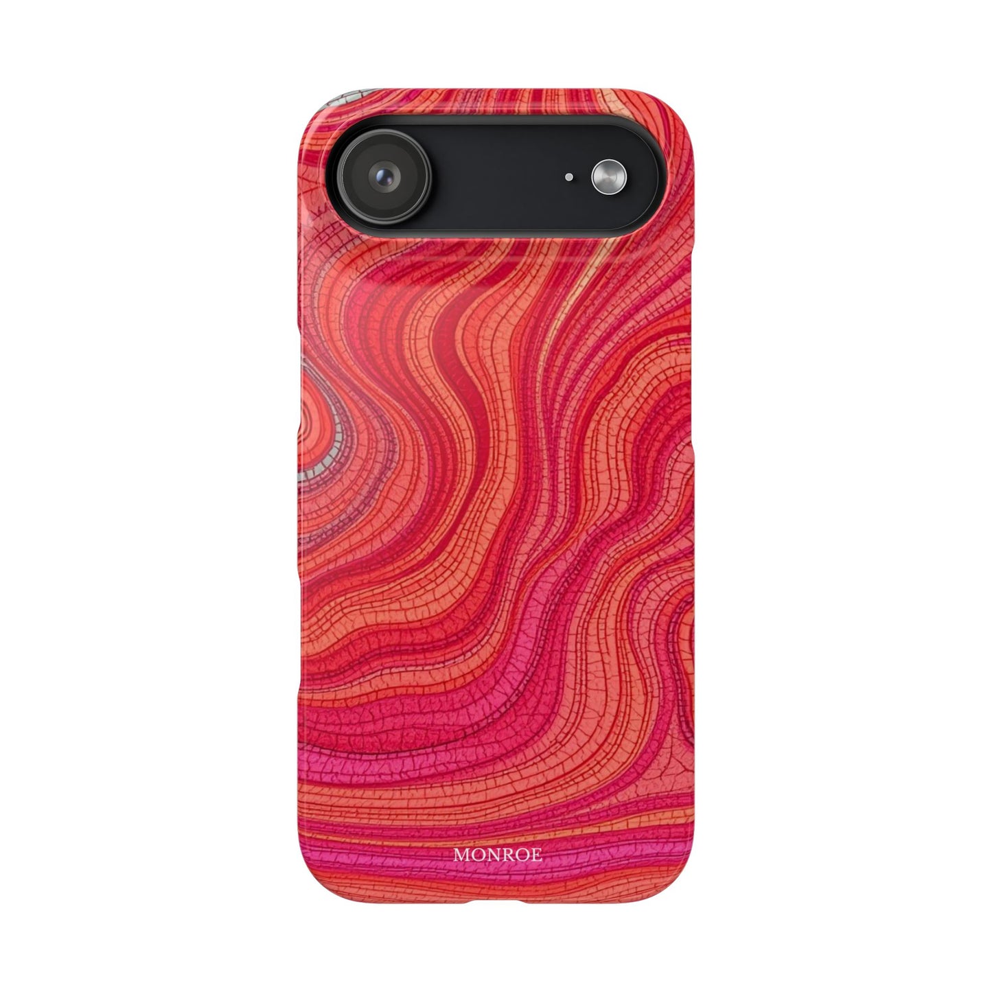 Retro Wavy Red Case