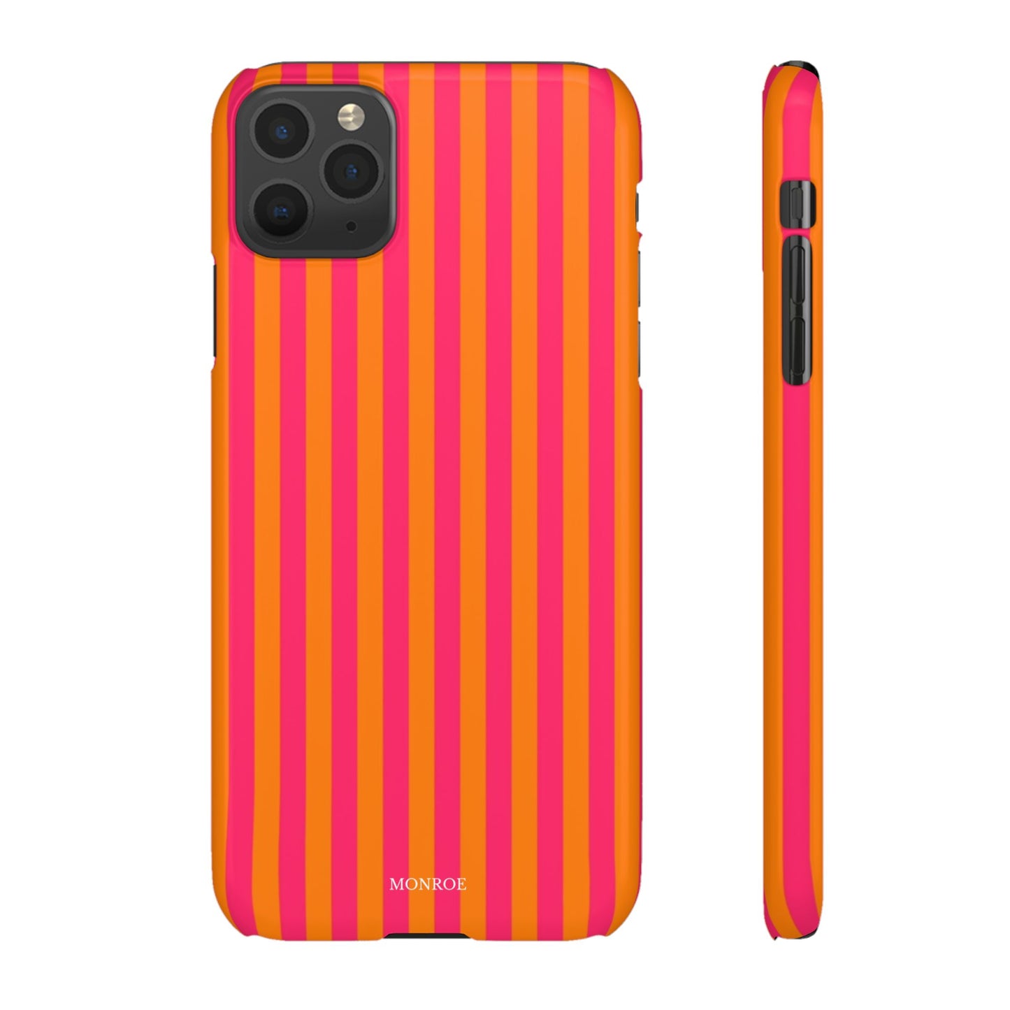 Striped Orange & Pink Case