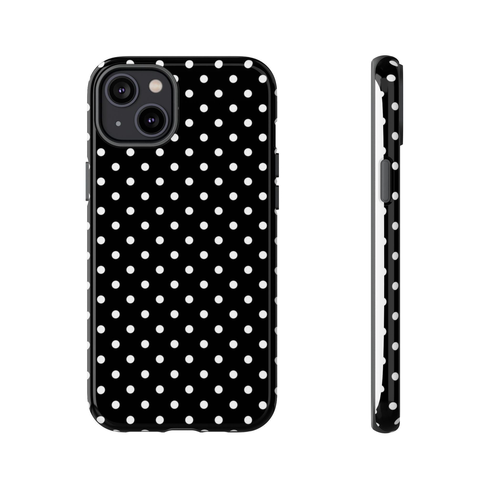 Black Polka Dot Phone Case