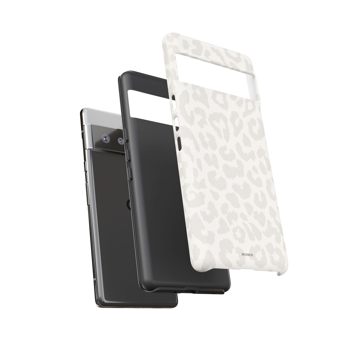 White Leopard Print Tough Case