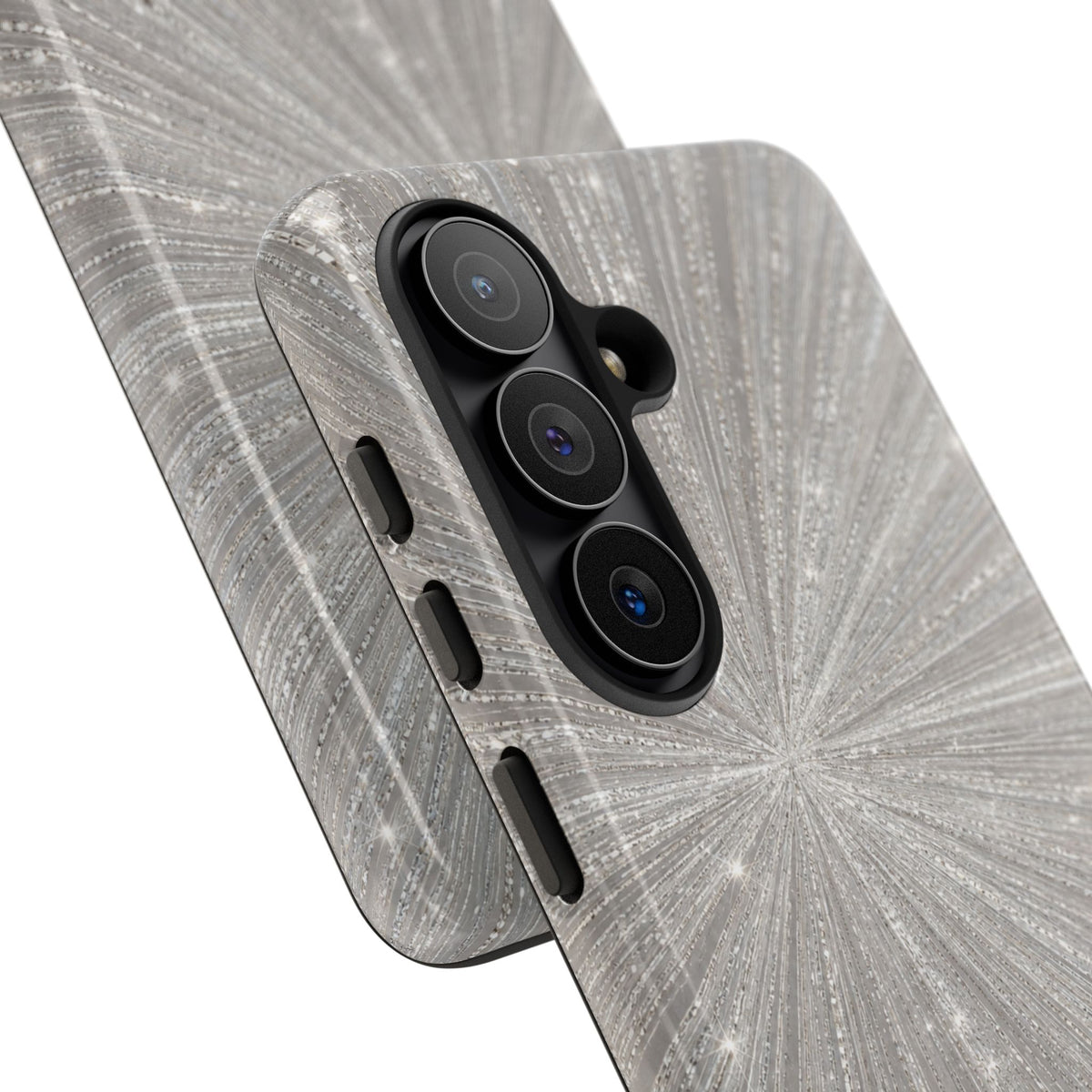Sparkling Silver Burst Tough Case