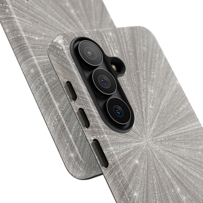 Sparkling Silver Burst Tough Case