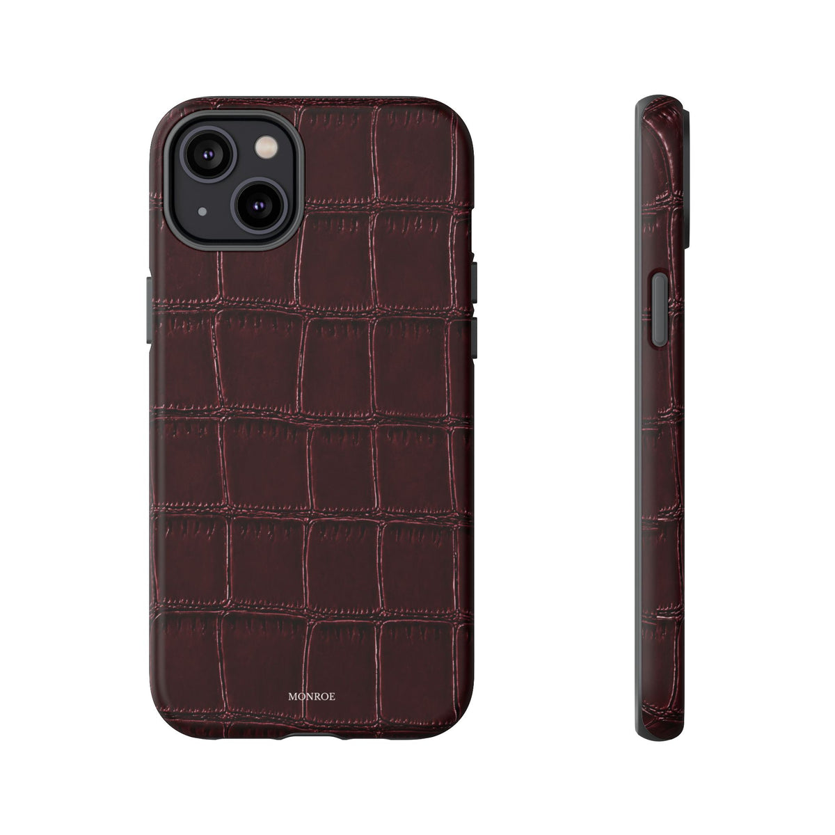 Burgundy Croc Tough Case