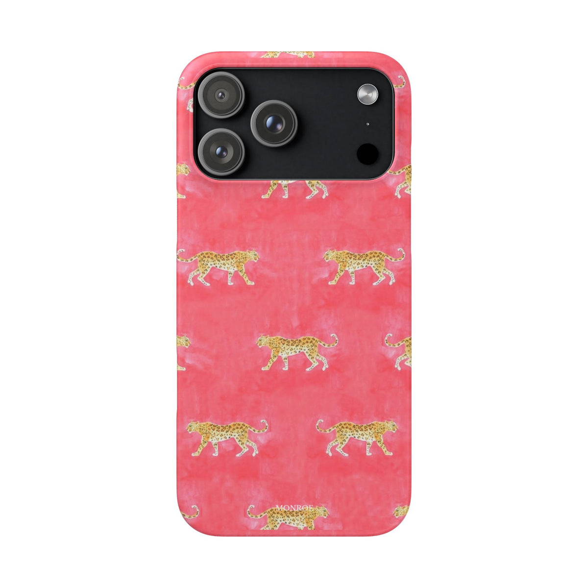 Pink Watercolor Leopard Case