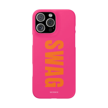 Bold Pink "SWAG" Case