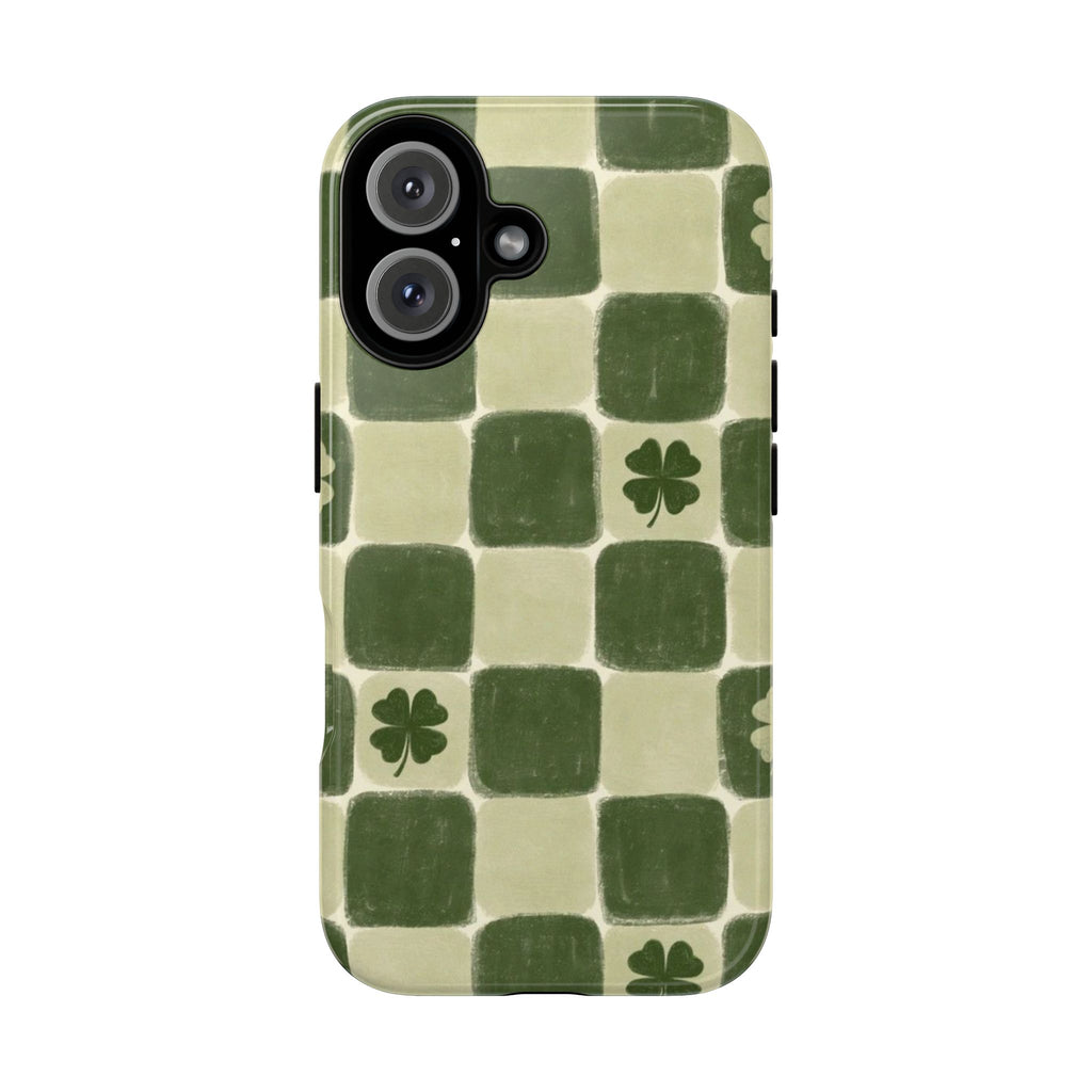 Clover Checker Tough Phone Case