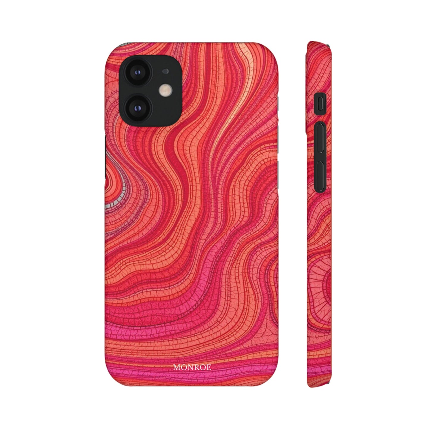 Retro Wavy Red Case