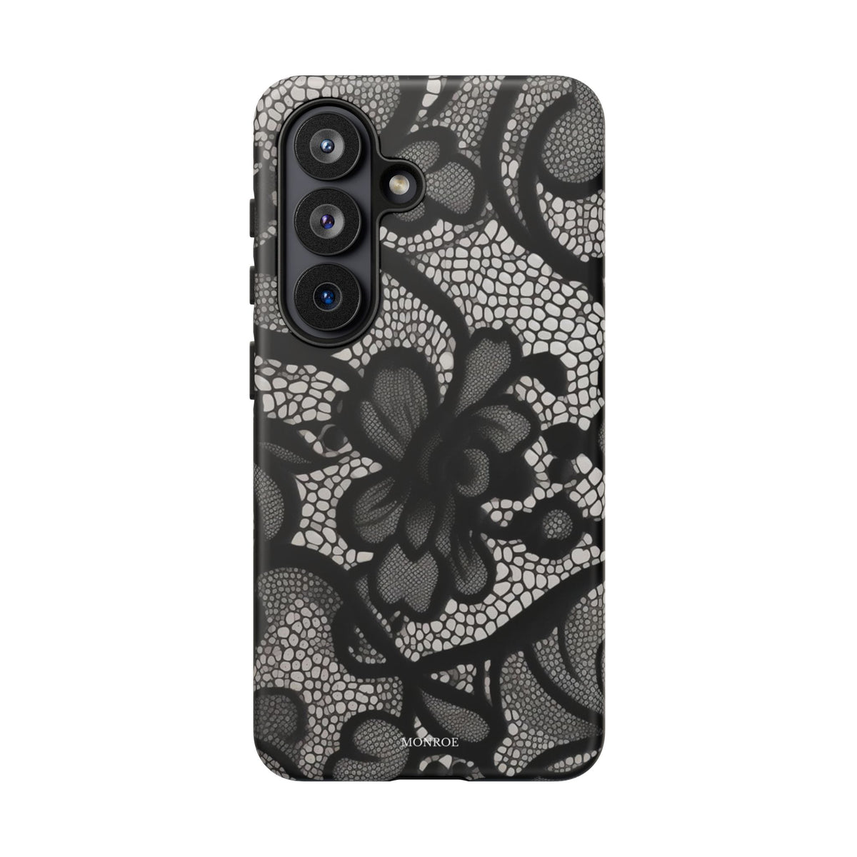 Black Vintage Lace Tough Case