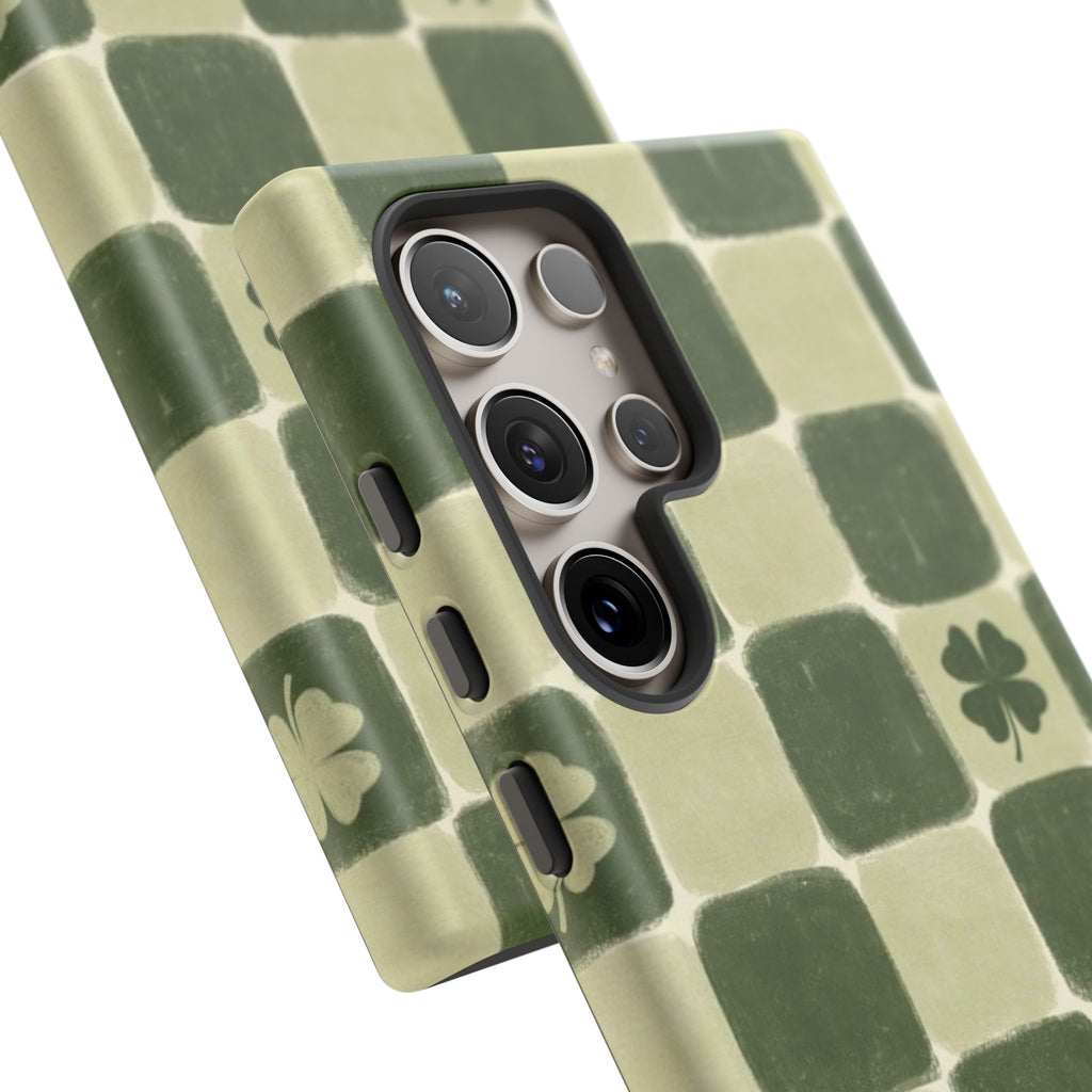 Clover Checker Tough Phone Case