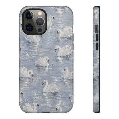 Swan Pattern Tough Case