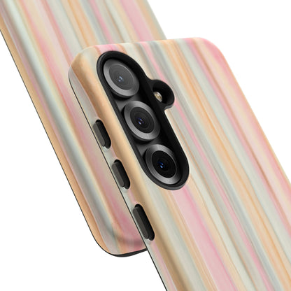 Pastel Watercolor Stripe Tough Case