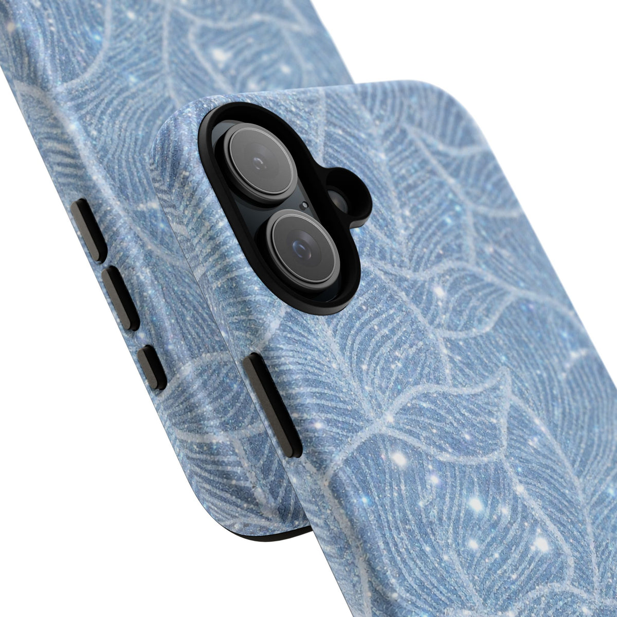 Glacier Blue Floral Tough Case