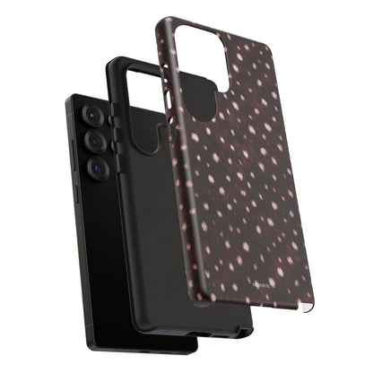 Burgundy Spotted Fur Tough Case