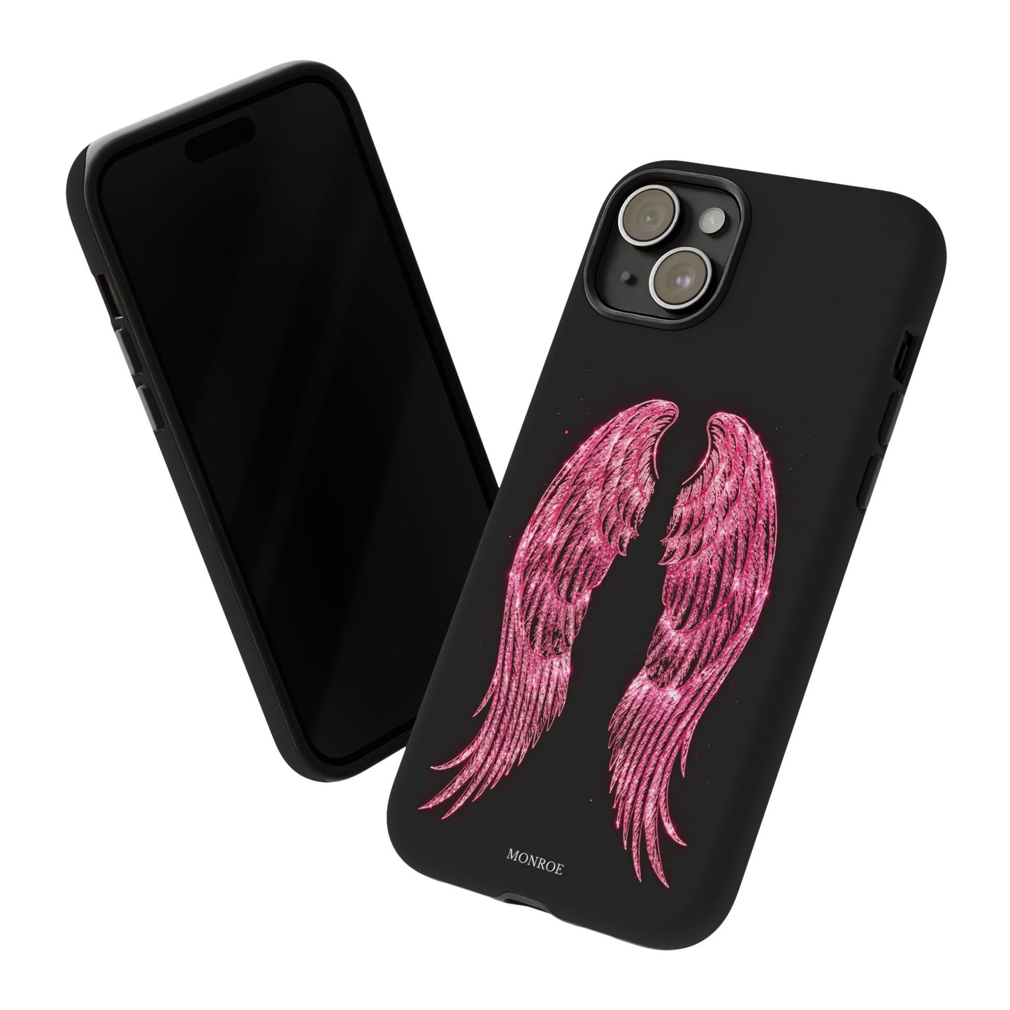 Pink Glitter Angel Tough Case