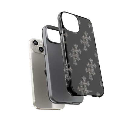 Black Crystal Cross Tough Case