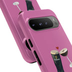Pint & Wine Glass (Pink) Tough Case