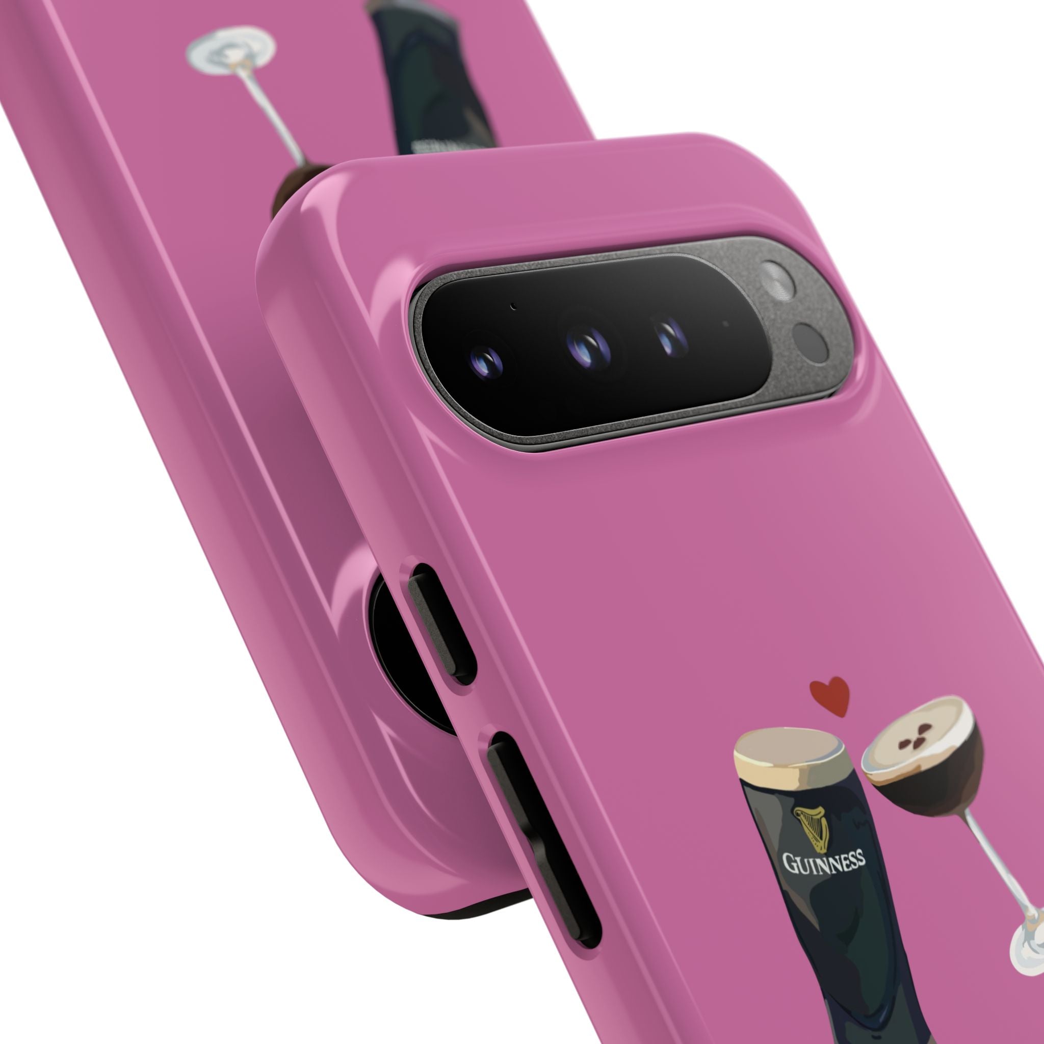 Pint & Wine Glass (Pink) Tough Case