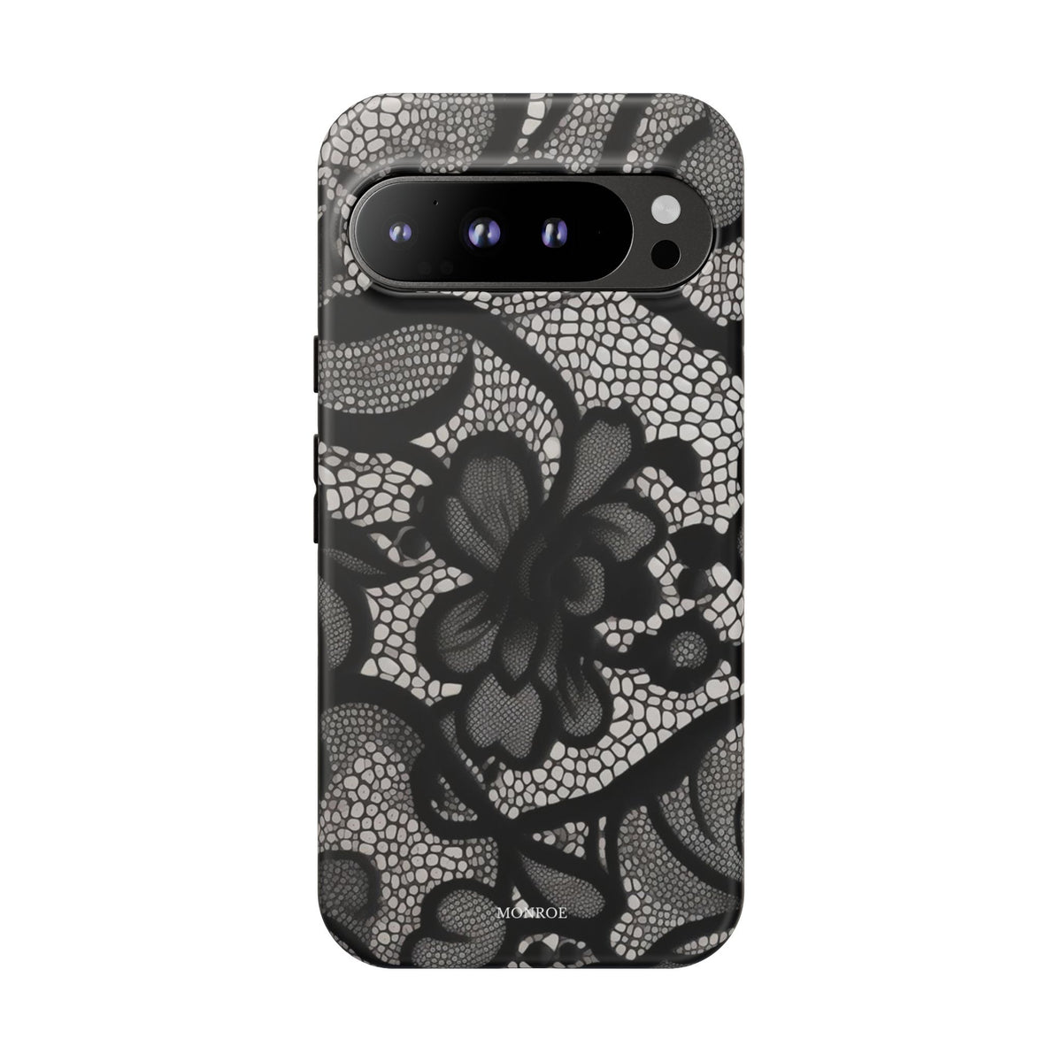 Black Vintage Lace Tough Case
