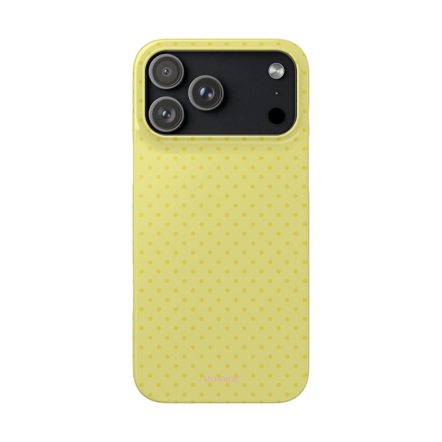Yellow Polka Dot Snap Phone Case