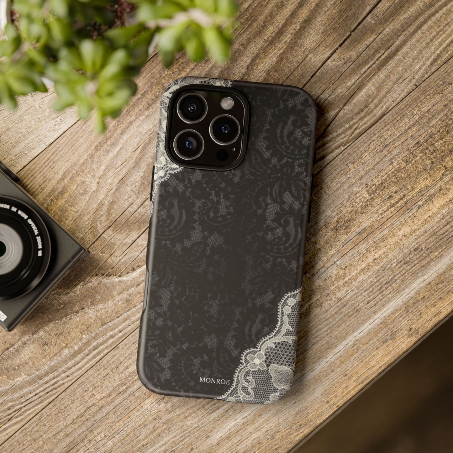 Black & White Edged Tough Case