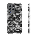 Black and Kiss Design Phone Case