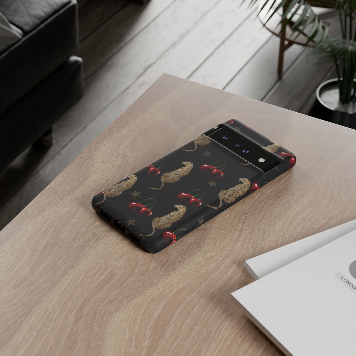 Leopard & Cherry Tough Case
