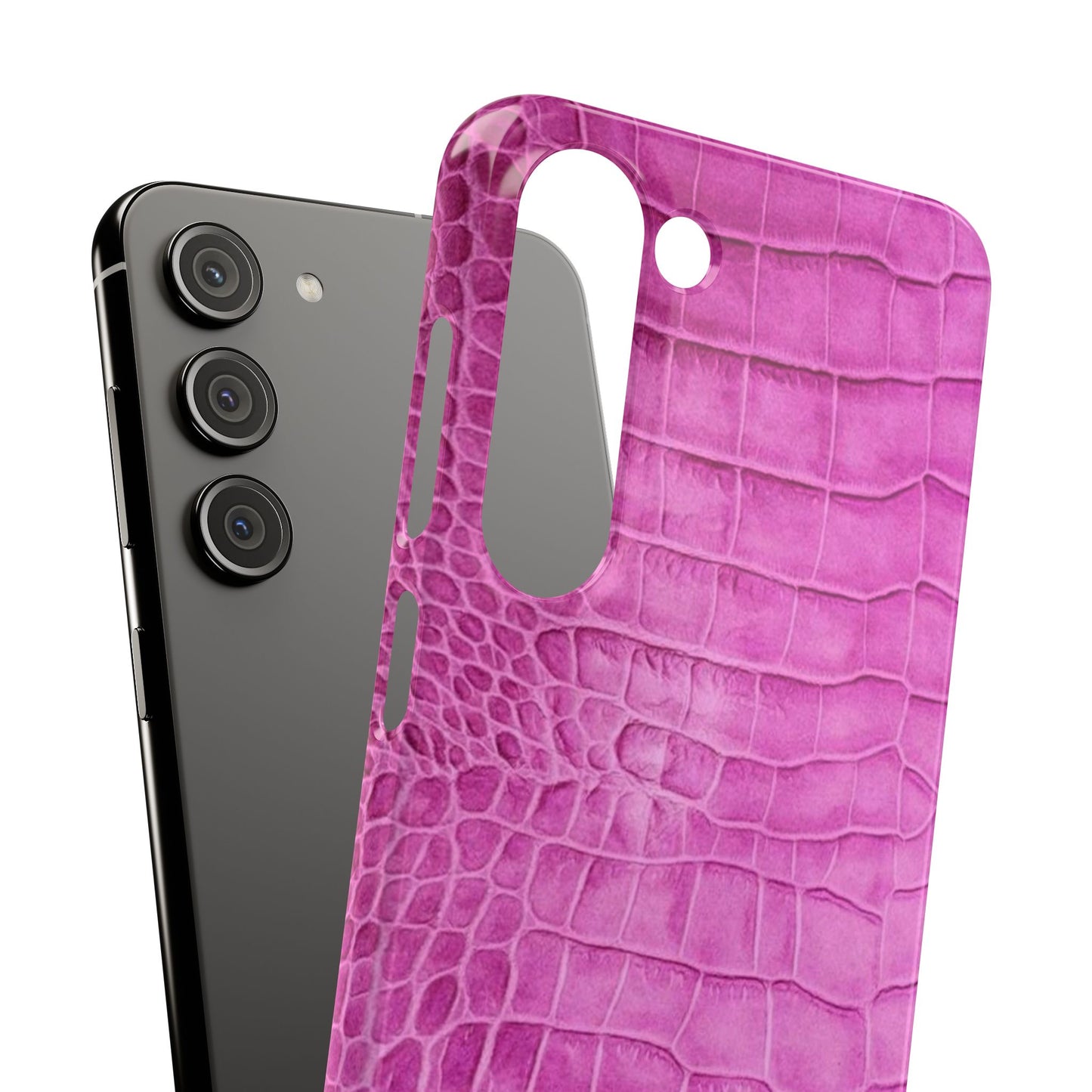 Purple Croc Case