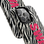 'SWAG' Zebra Print Tough Case
