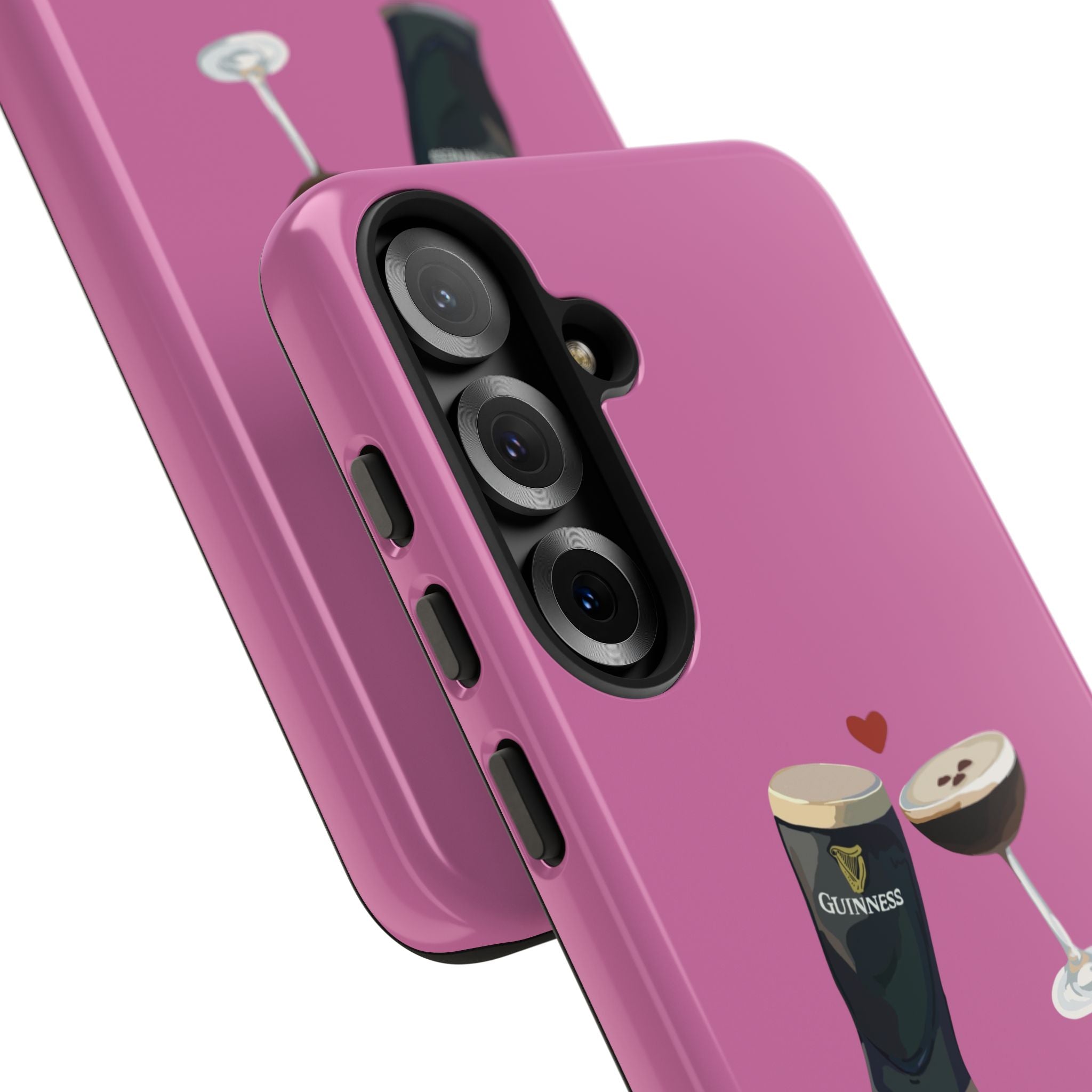 Pint & Wine Glass (Pink) Tough Case