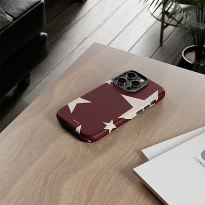 Burgundy Stars Tough Case