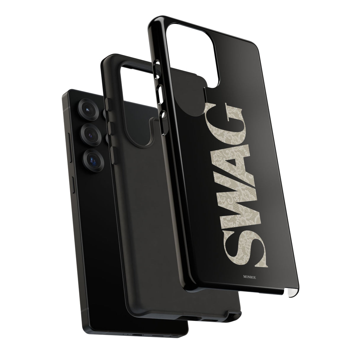 Lace Swag Black Tough Case