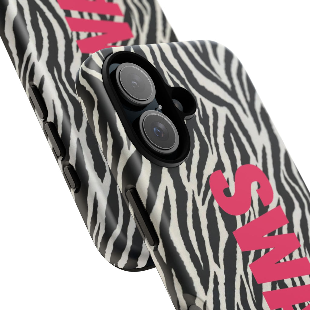 'SWAG' Zebra Print Tough Case