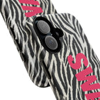 'SWAG' Zebra Print Tough Case