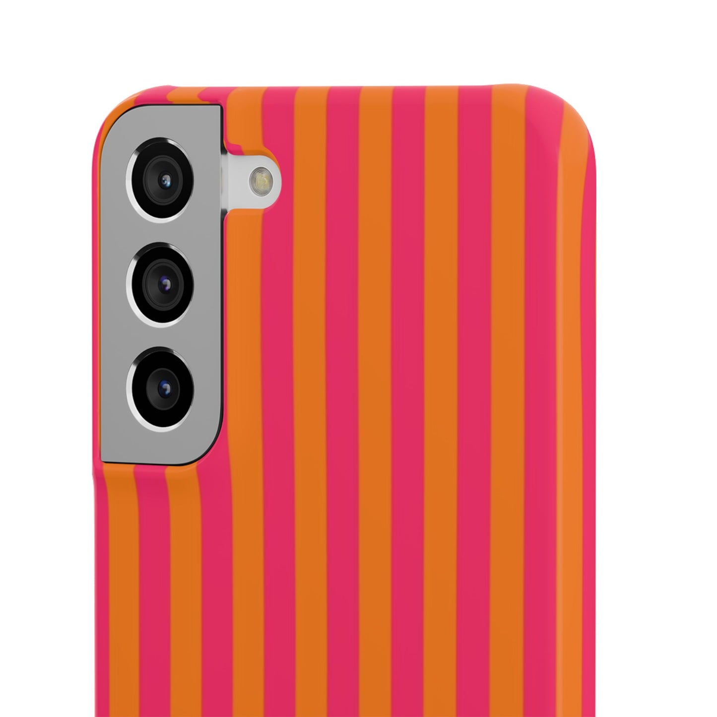 Striped Orange & Pink Case