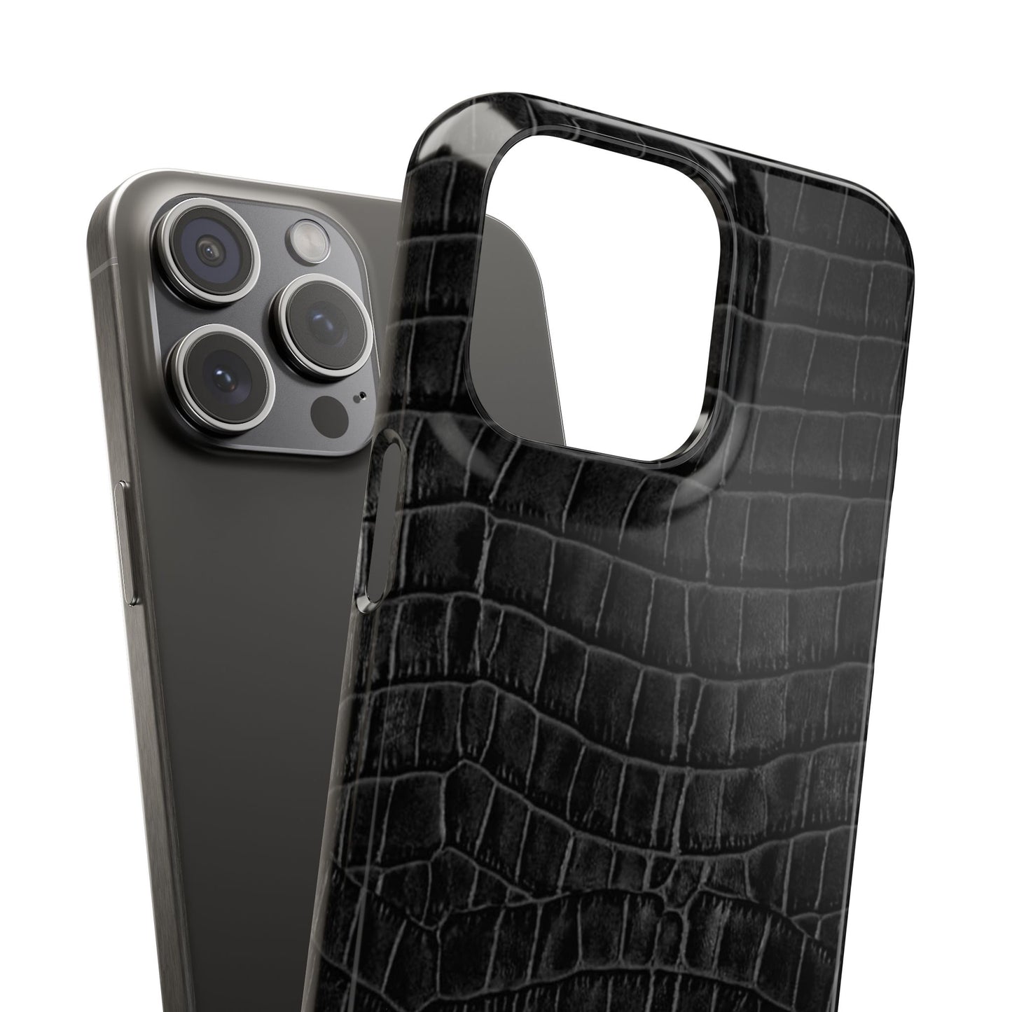 Black Croc Case