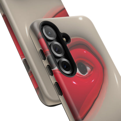 Red Heart Eyes Tough Case